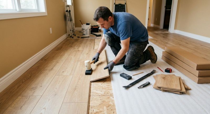 Laminate Floor Installation in Cedar Creek, TX