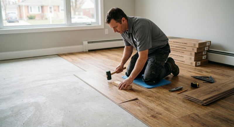 Linoleum Floor Installation in Cedar Creek, TX