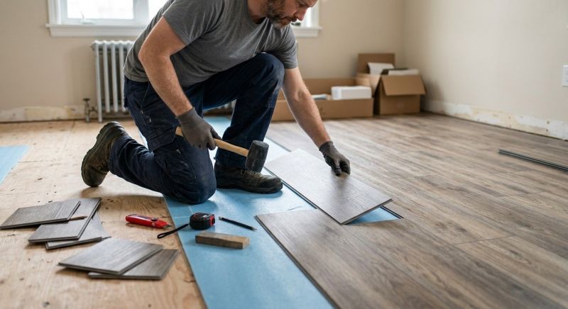 Linoleum Floor Installation in Driftwood, TX
