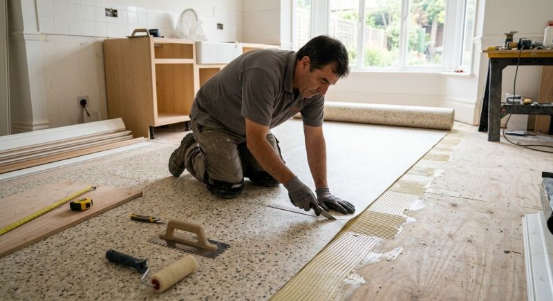 Linoleum Floor Installation in Driftwood, TX
