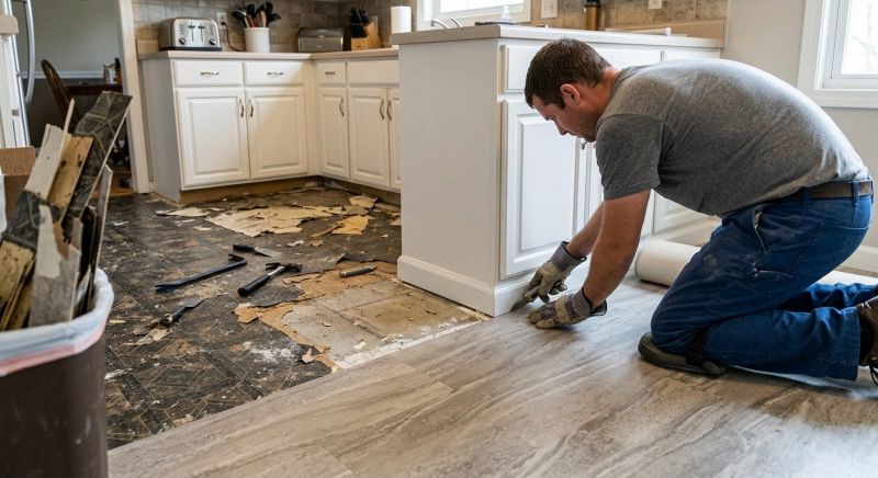 Linoleum Floor Installation in Wimberley, TX