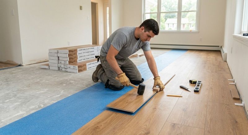 Lvt Flooring Installation in Buda, TX