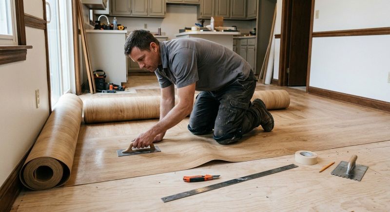 Sheet Flooring Installation in Del Valle, TX