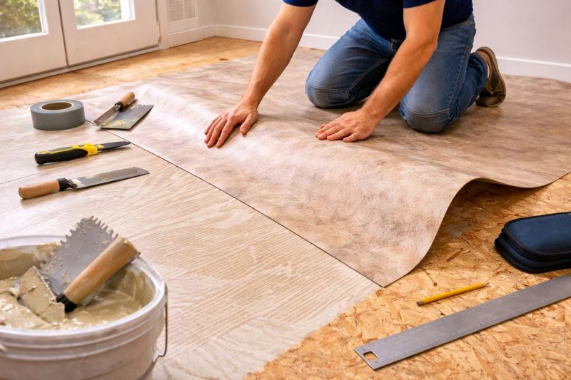 Sheet Flooring Installation in Driftwood, TX
