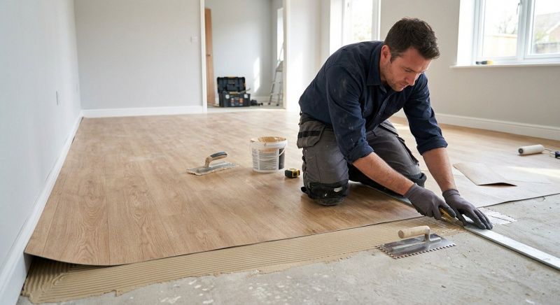 Sheet Vinyl Installation in Kyle, TX