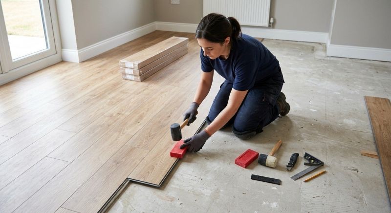 Vinyl Plank Floor Installation in Kyle, TX