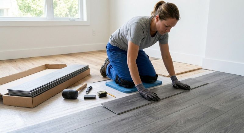 Vinyl Tile Installation in Kyle, TX
